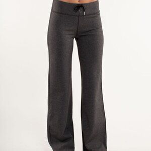 Lululemon Long Relaxed Fit Pants in Heathered Grey